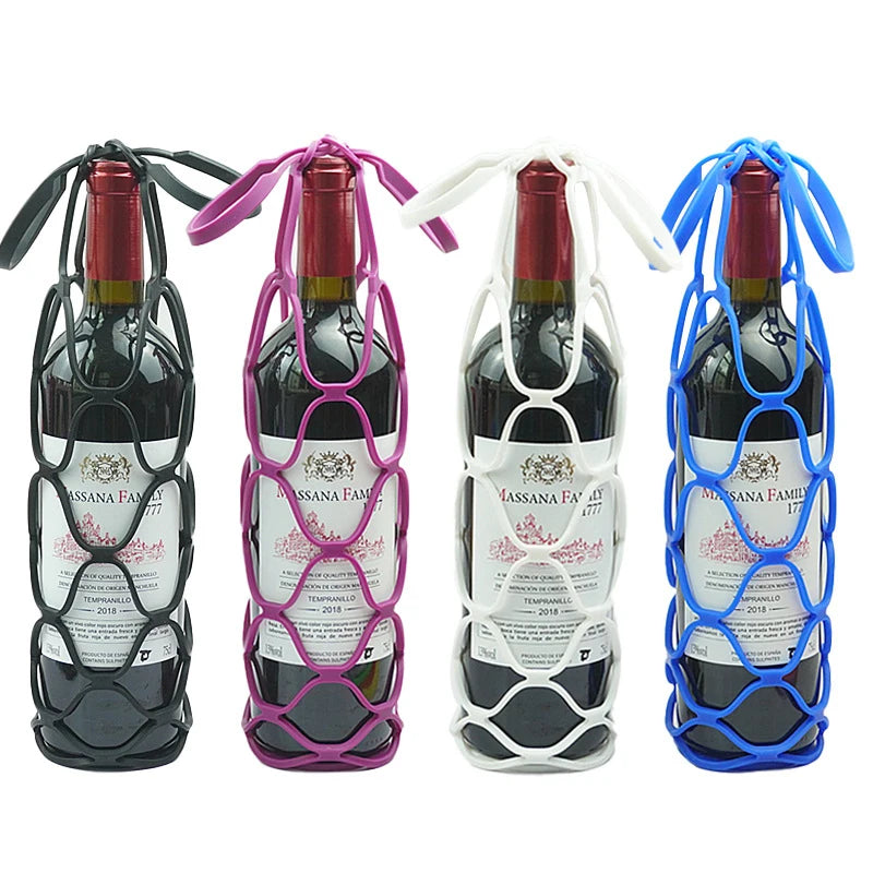 Stylish Silicone Wine Bottle Carrier